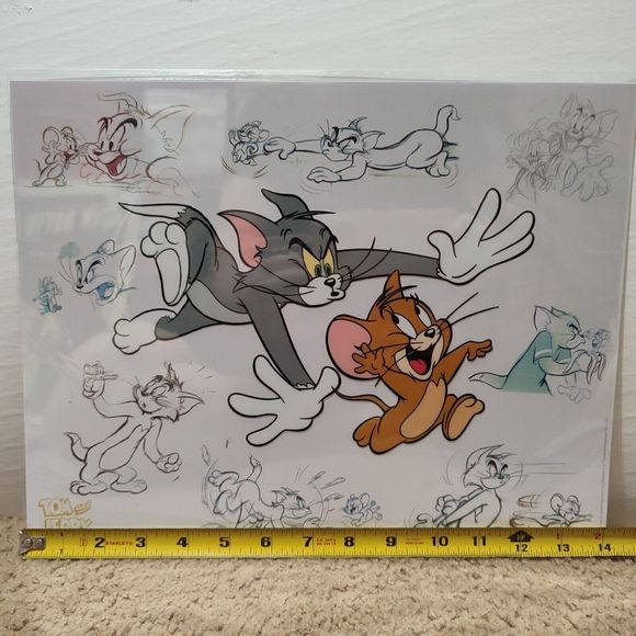 Tom And Jerry Fan Cel Art Print Limited Edition & Certificate Of Authenticity - Picture 4 of 9